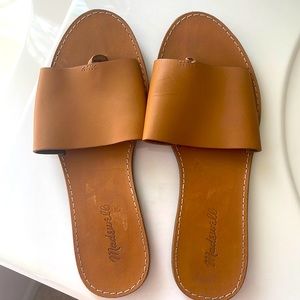 Madewell the Post Boardwalk slide sandals size 9